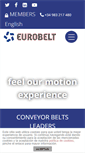 Mobile Screenshot of eurobelt.com