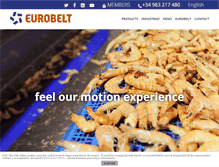 Tablet Screenshot of eurobelt.com