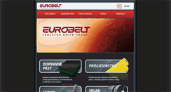 Desktop Screenshot of eurobelt.sk