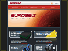 Tablet Screenshot of eurobelt.sk